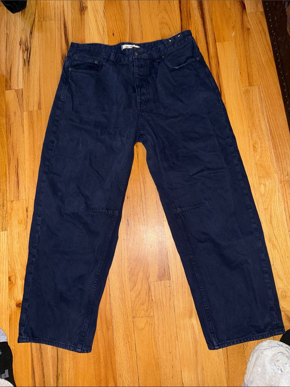 Madewell - The Darted Barrel Leg jeans denim pants bottoms
